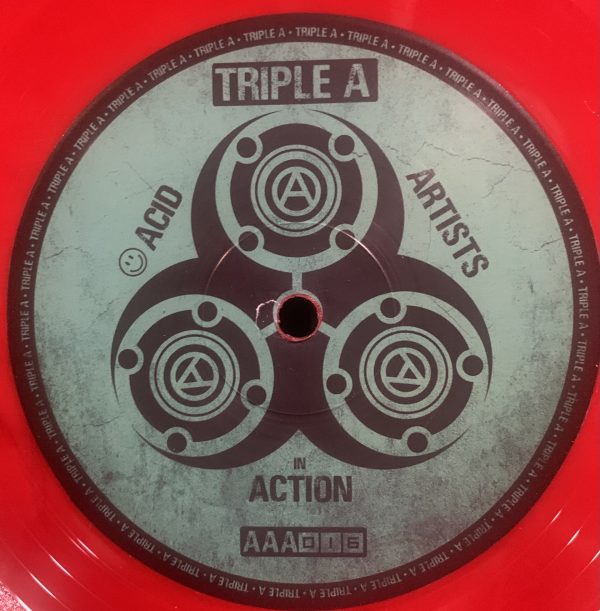 aaa016 - Let's Go MTF E.P. (limited edition solid red vinyl)