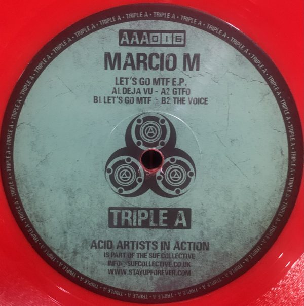 aaa016 - Let's Go MTF E.P. (limited edition solid red vinyl) - Image 2
