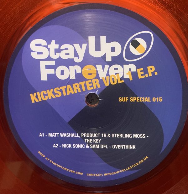 sufspecial015 - Kickstarter vol 1 (Limited edition clear red vinyl 150 press)