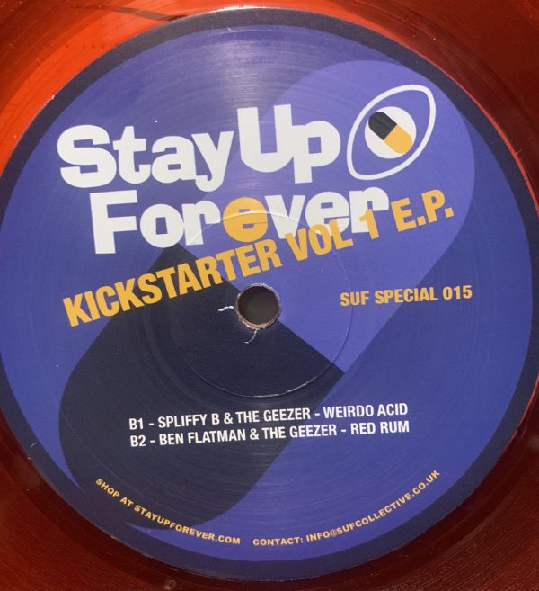 sufspecial015 - Kickstarter vol 1 (Limited edition clear red vinyl 150 press) - Image 2