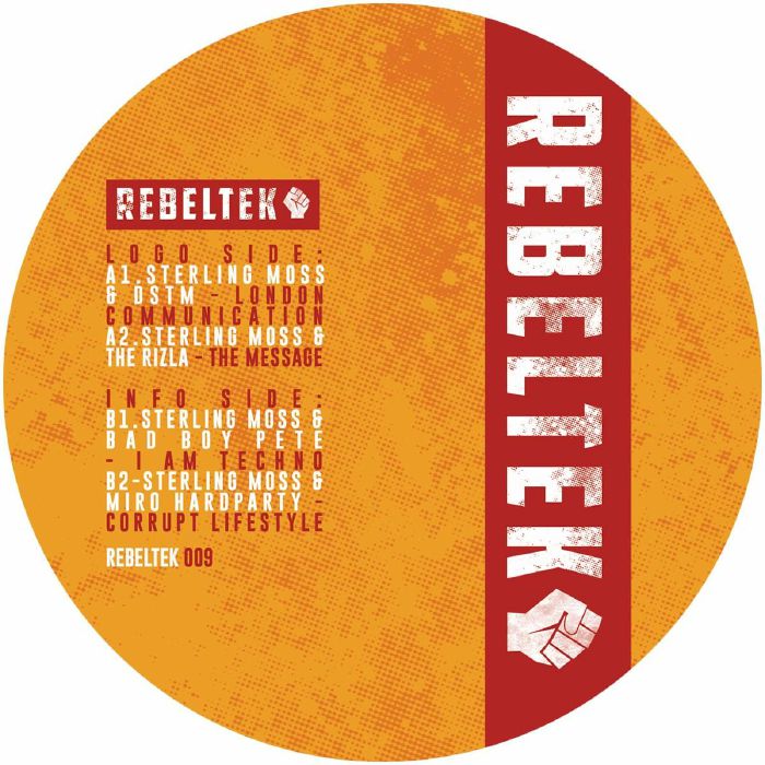 rebeltek009 – London Communication EP (200 press yellow marbled