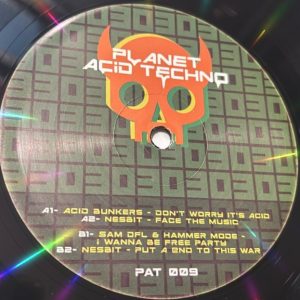 pat009 - Don't Worry It's Acid E.P.