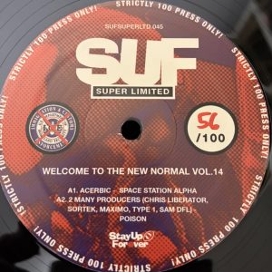 sufsuperltd045 - Welcome To The New Normal vol.14 (limited 100 numbered pressing only one per order & must buy at least one other vinyl to qualify)