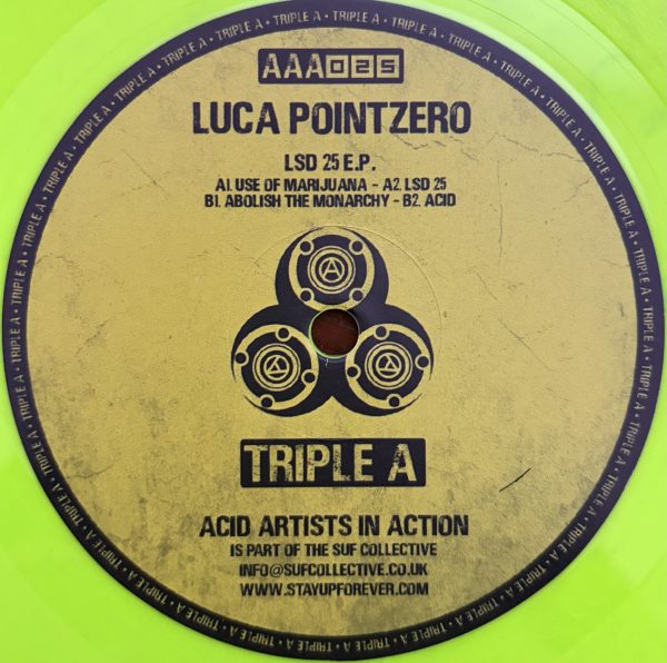 aaa025 - LSD 25 E.P. (Solid lime green vinyl limited press) - Image 2