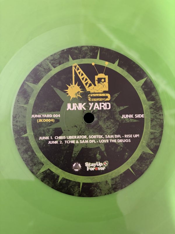 jkd004 - Rise Up E.P. (Limited pressing 100 Solid Lime Green Vinyl) LAST GREEN VINYL COPIES - Image 3