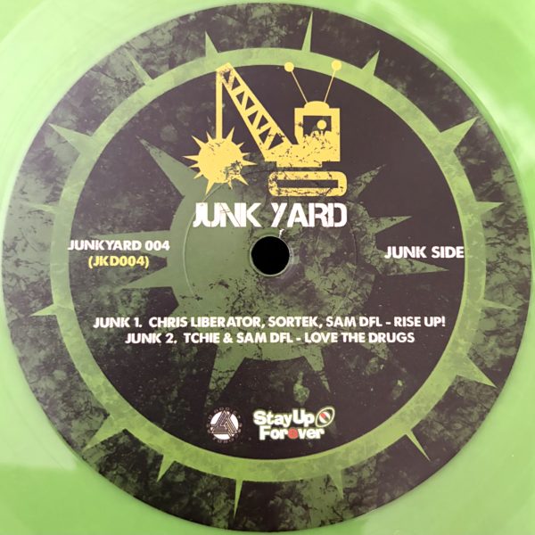 jkd004 - Rise Up E.P. (Limited pressing 100 Solid Lime Green Vinyl) LAST GREEN VINYL COPIES